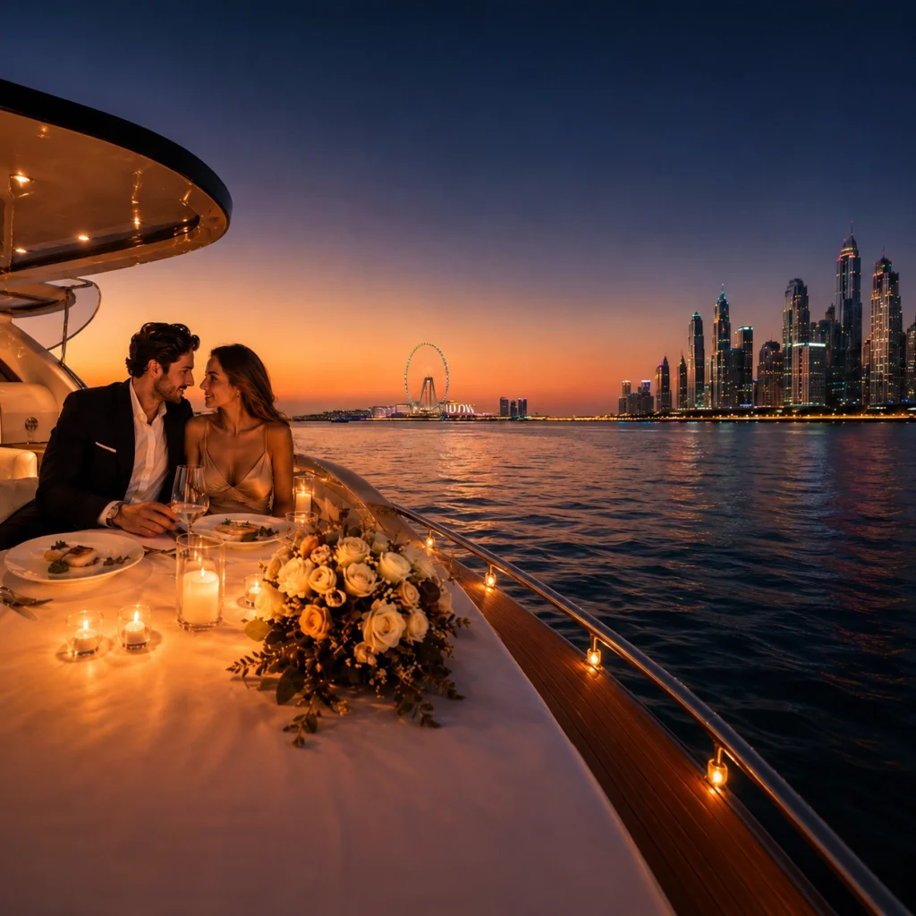 Romantic Yacht Dinner Dubai